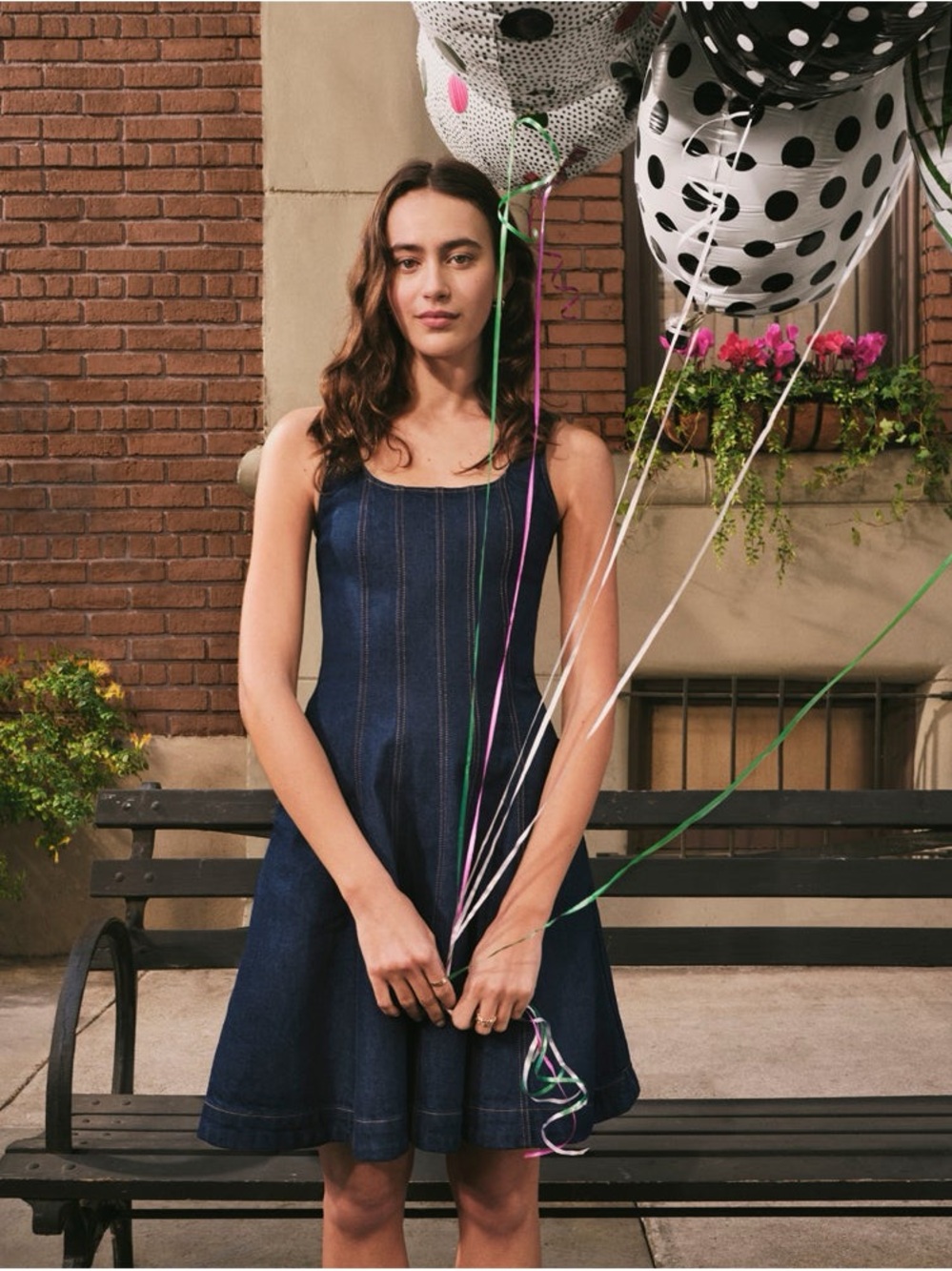 Kate Spade x Target Dark Denim Fit and Flare Dress – Size 8